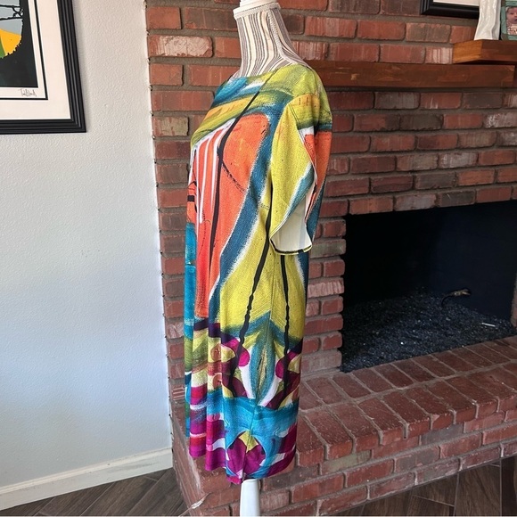 NWT Le Galeriste Tropical Dreams Dress by Keri Robinson Sz L - Picture 4 of 9